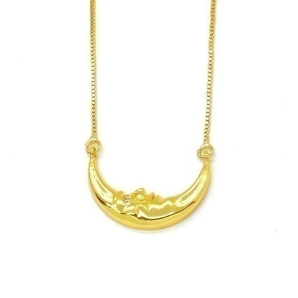Boho Crescent Moon Necklace